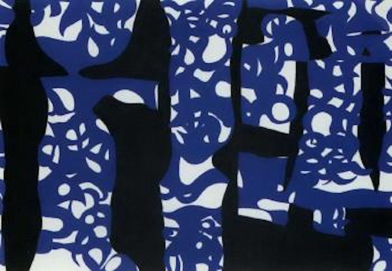 Trees in blue and black by Carla Accardi