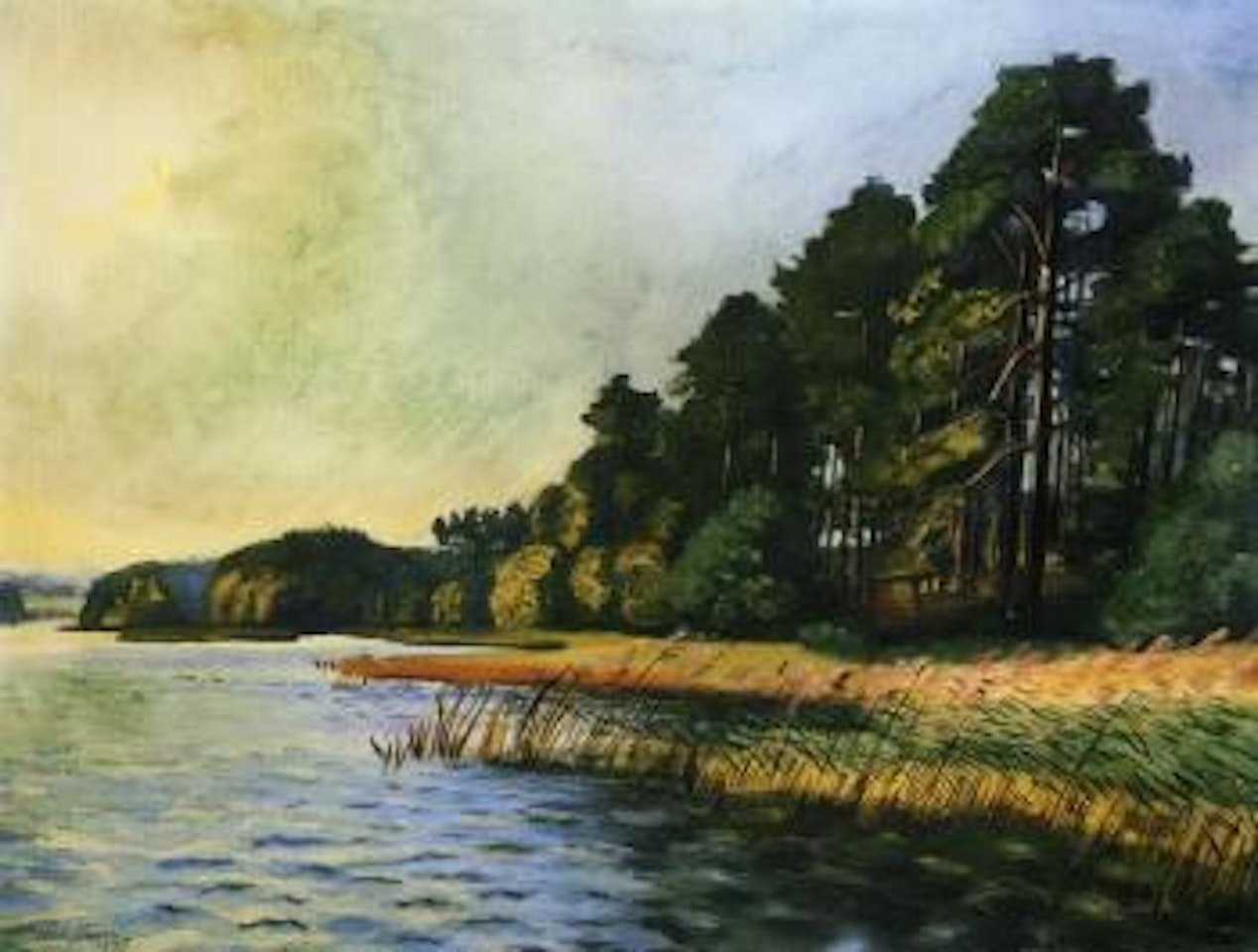 Koser See - Pommern by Max Pechstein