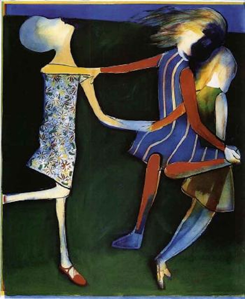 Leaping children by Charles Blackman