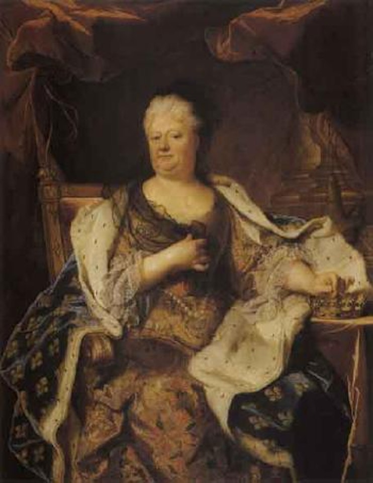 Portrait d'Elisabeth Charlotte de Baviere by Hyacinthe Rigaud