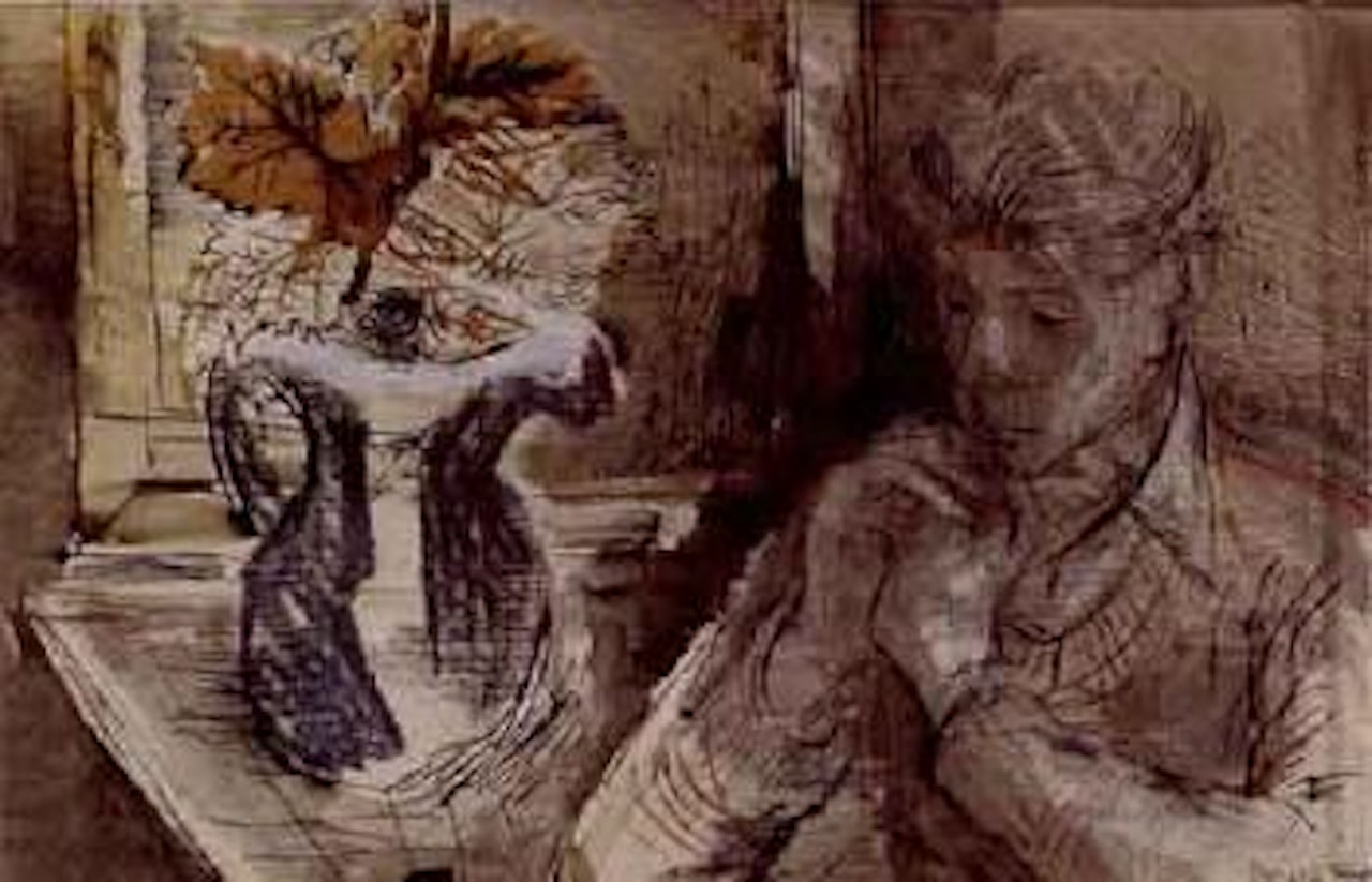Portrait study by Donald Stuart Leslie Friend