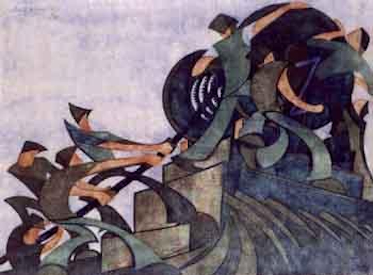 The Giant Cable by Sybil Andrews