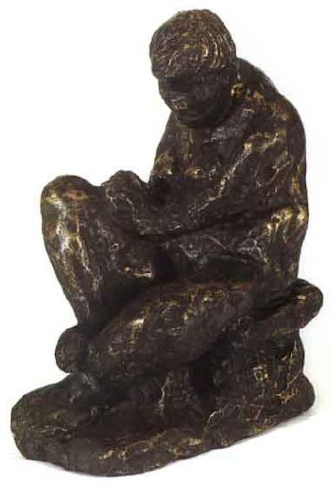 Seated woman by Alfred Hrdlicka