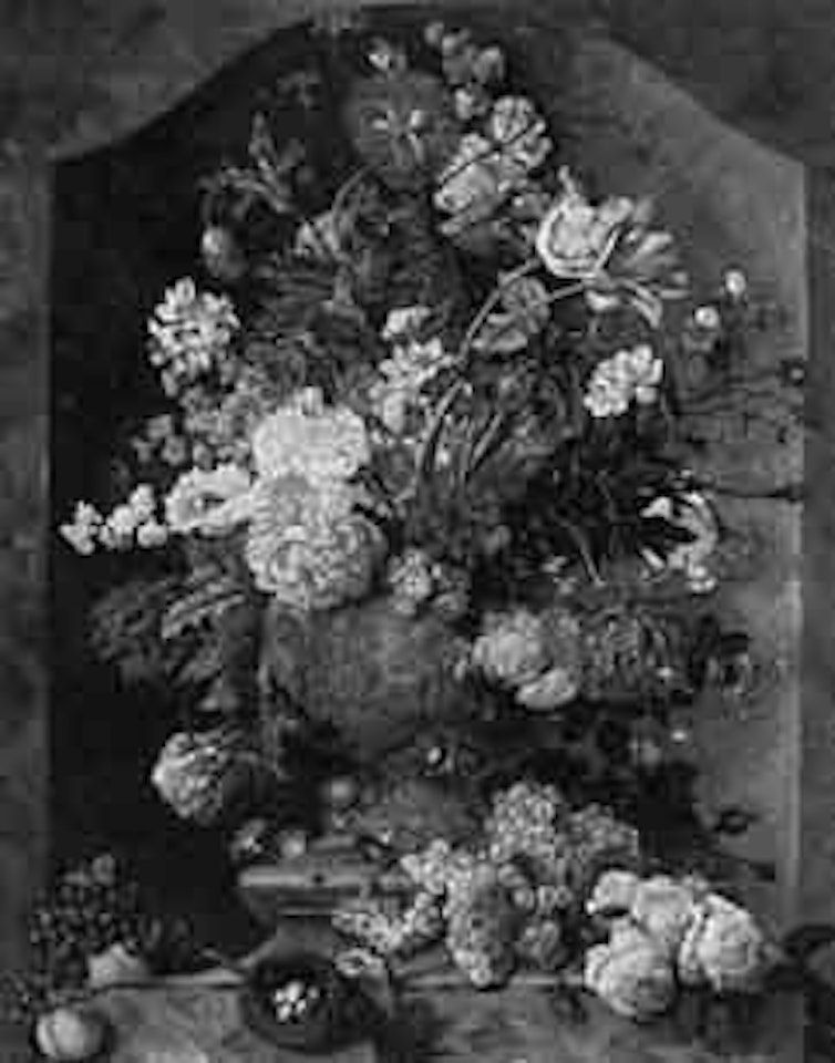 Flowers in urn by Continental School