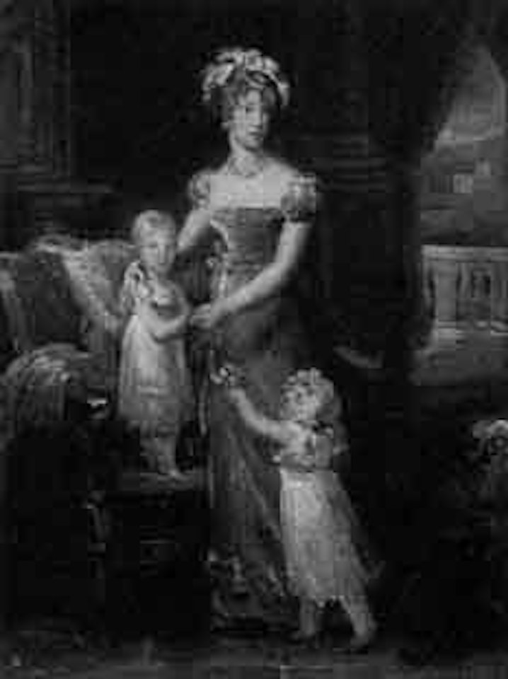 Duchess de Berry with her infants by François Gérard