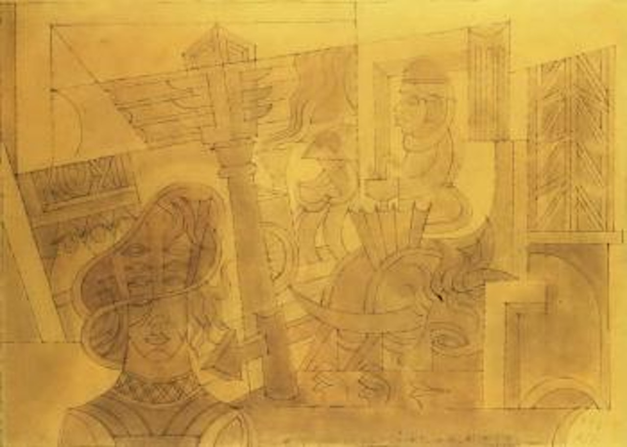 Apparizioni metropolitane by Fortunato Depero