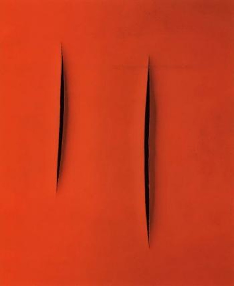 Concetto spaziale - Attese by Lucio Fontana