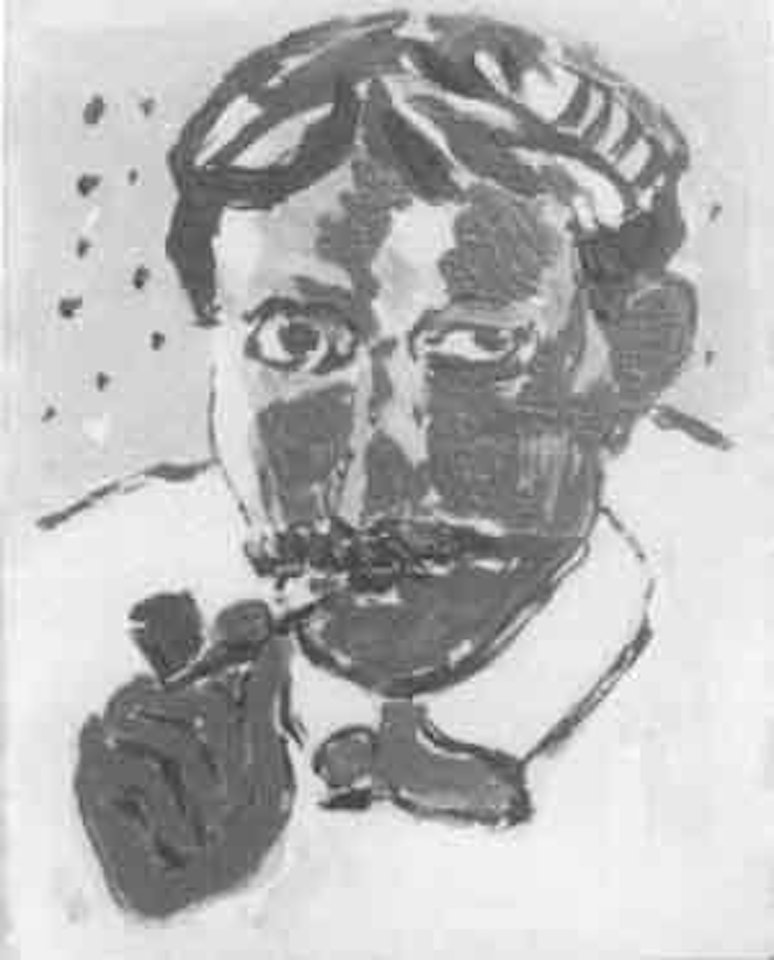 Portrait of Derain by Maurice de Vlaminck