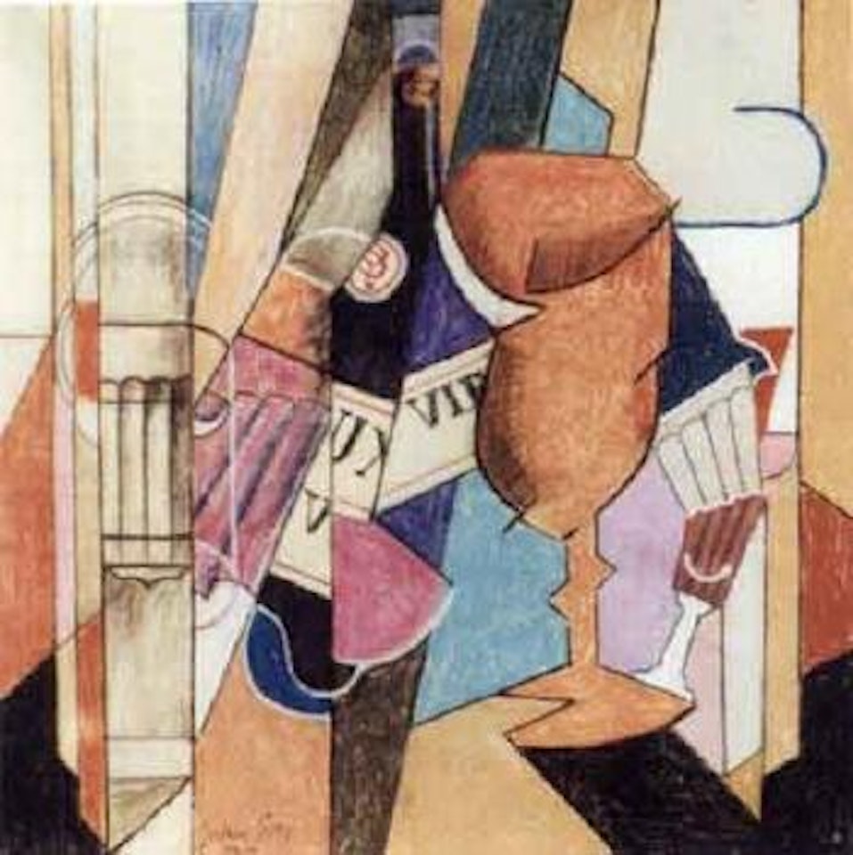 Bottle of claret by Juan Gris