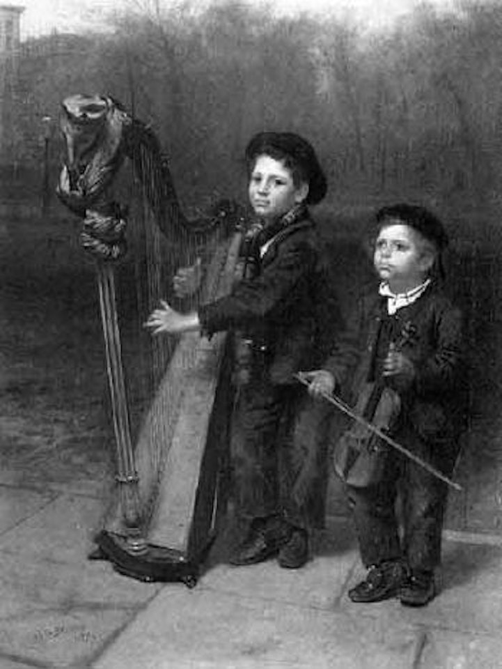 The little strollers by John George Brown