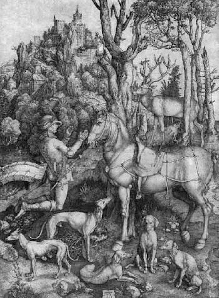 St Hubert also known as Eustachius by Albrecht Dürer