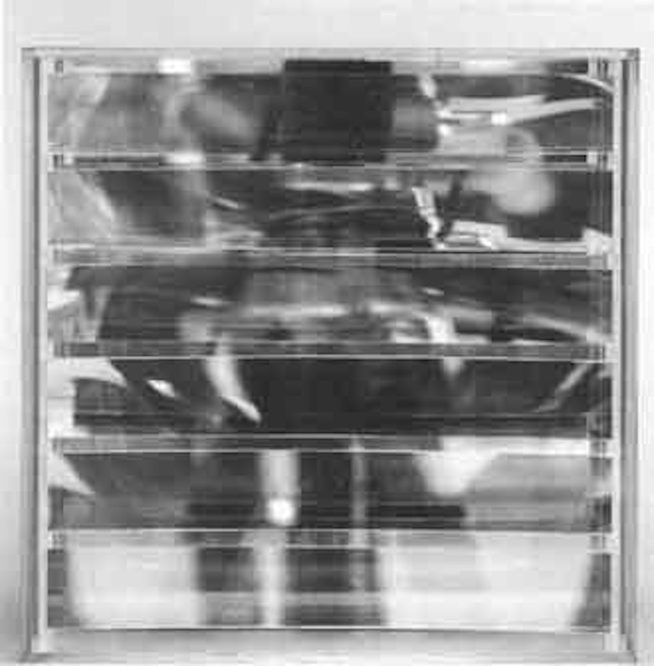 Mirror object by Adolf Luther