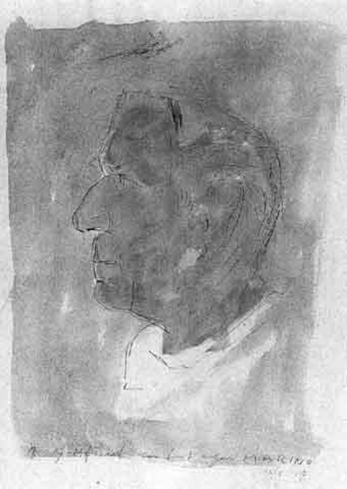Portrait of Gottfried Bermann-Fischer by Marino Marini