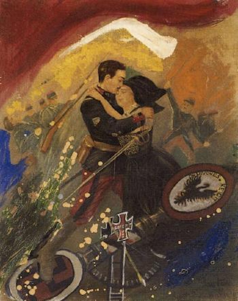 L'amour s'avance sur la balance ou la grande illusion by Asger Jorn