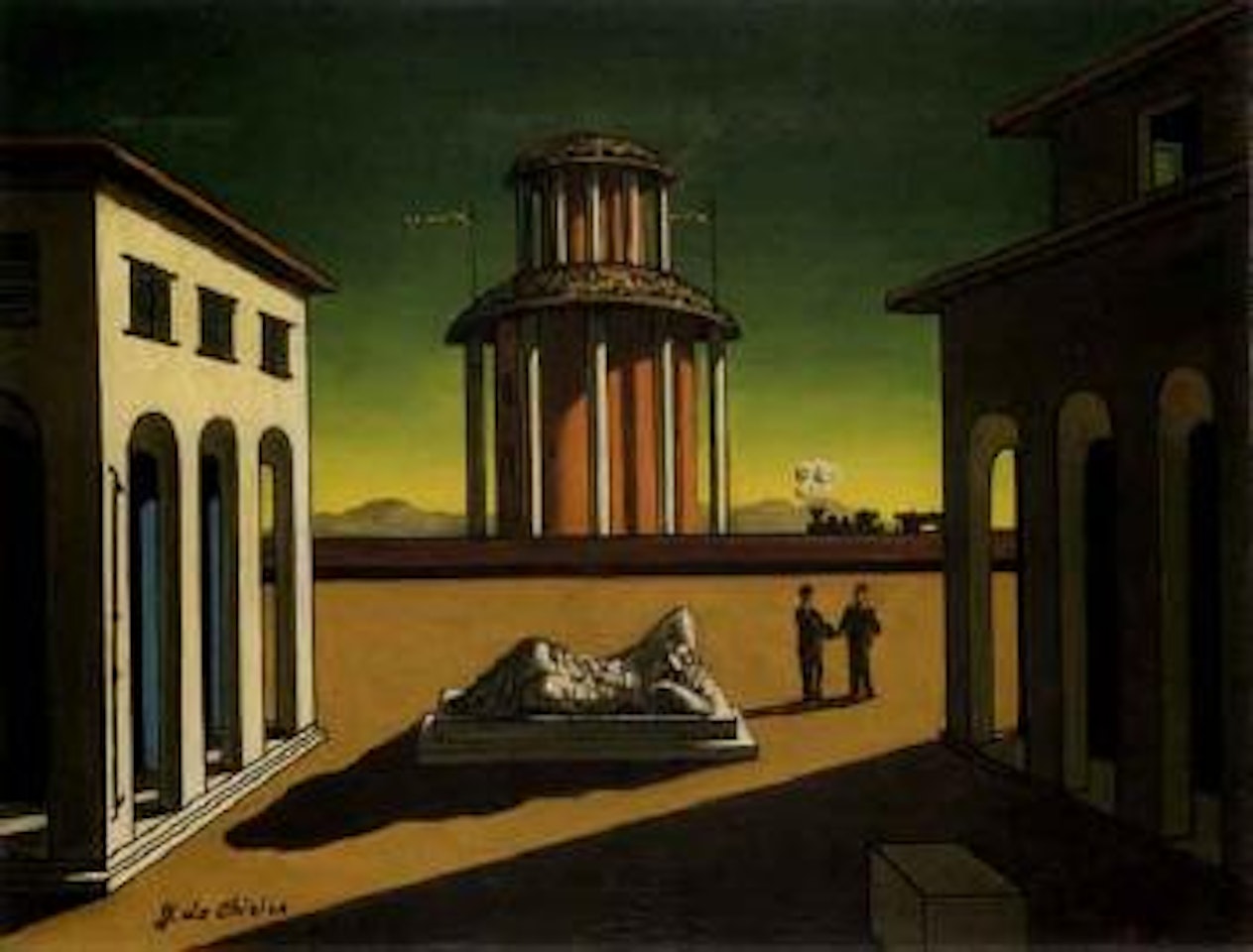 Piazza d'Italia by Giorgio de Chirico