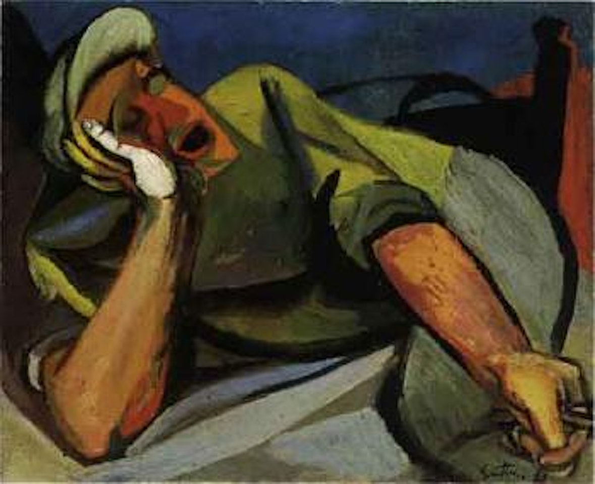 Carrettiere che canta by Renato Guttuso