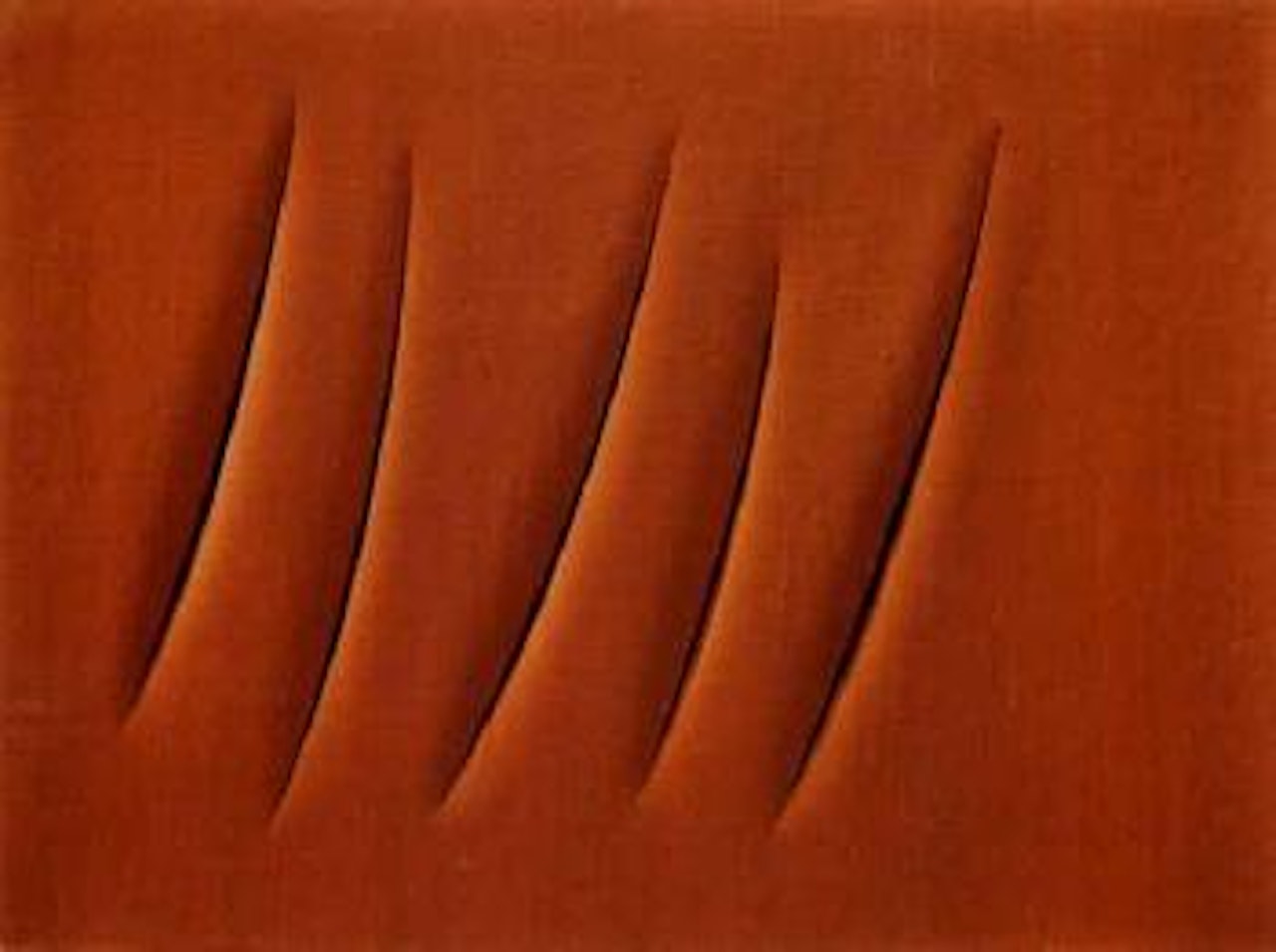 Concetto spaziale, attese by Lucio Fontana