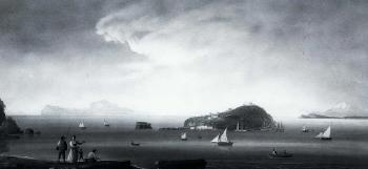View of Nisida and Ischia by Neapolitan School