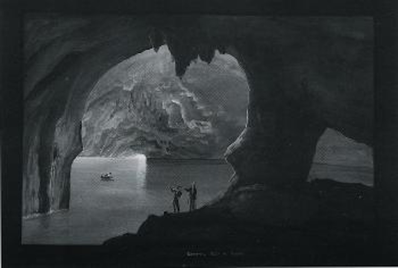The Blue Grotto, Capri by Neapolitan School