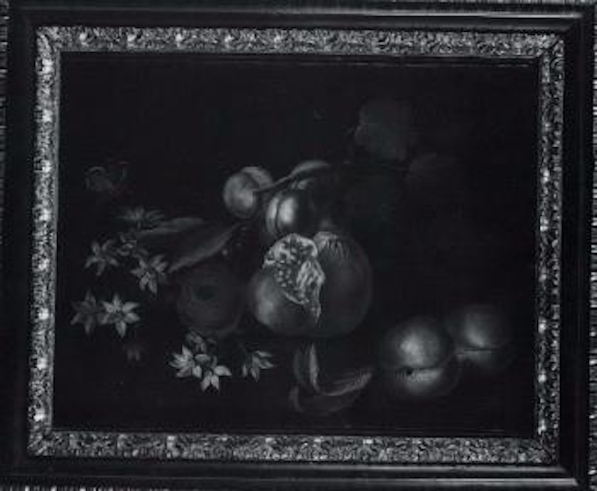 Still life with pomegranates and with tulips by Neapolitan School