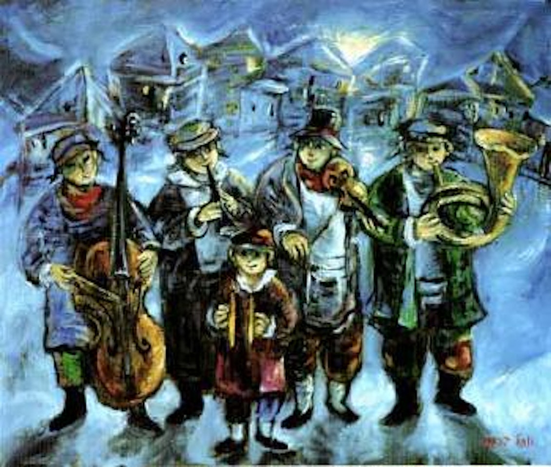 Village band by Yosl Bergner