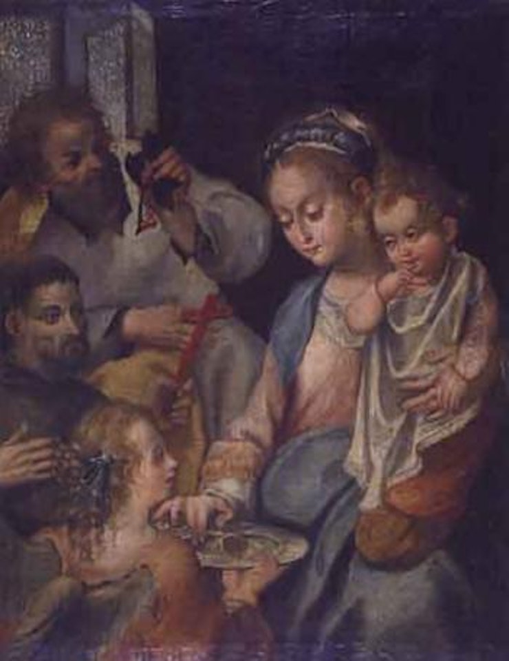 Madonna with Child and Apostles by Italian School