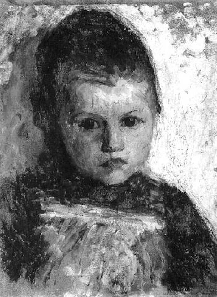 Portrait of the artist's daughter by Joseph Raphael