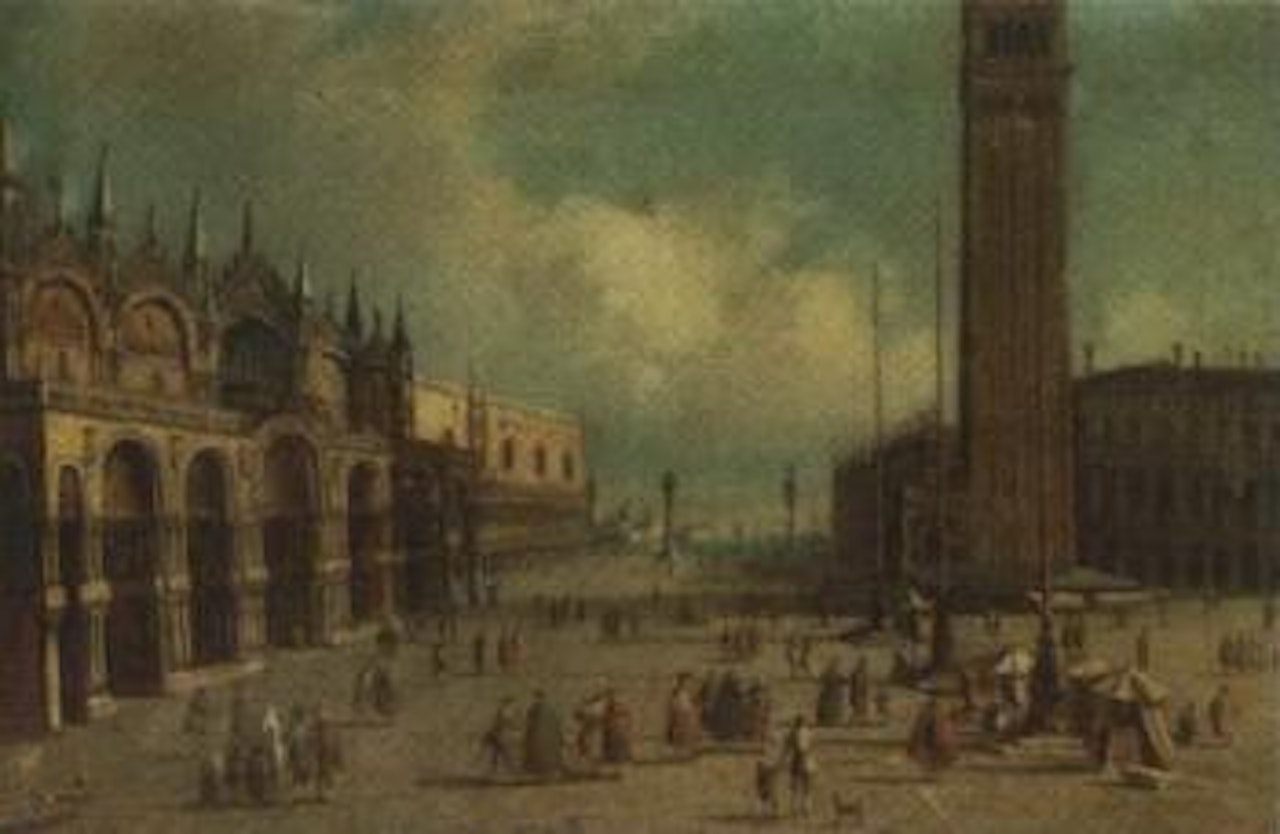 Venice, Piazza San Marco looking south by Canaletto
