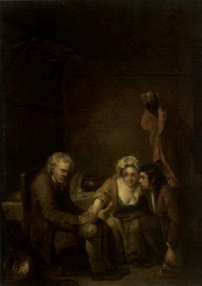 L'Aveugle trompe by Jean-Baptiste Greuze