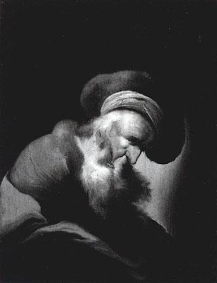 Portrait of rabbi by Christian Wilhelm Ernst Dietrich