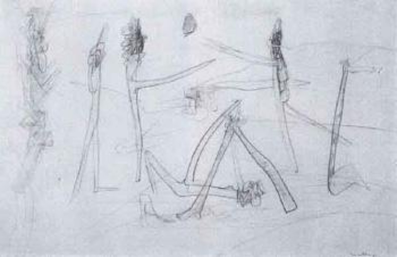 Dancing figures by Roberto Matta