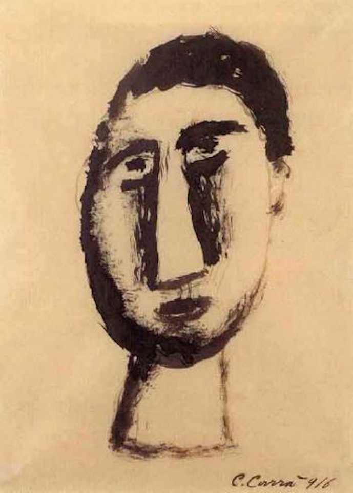 Head of boy III by Carlo Carra