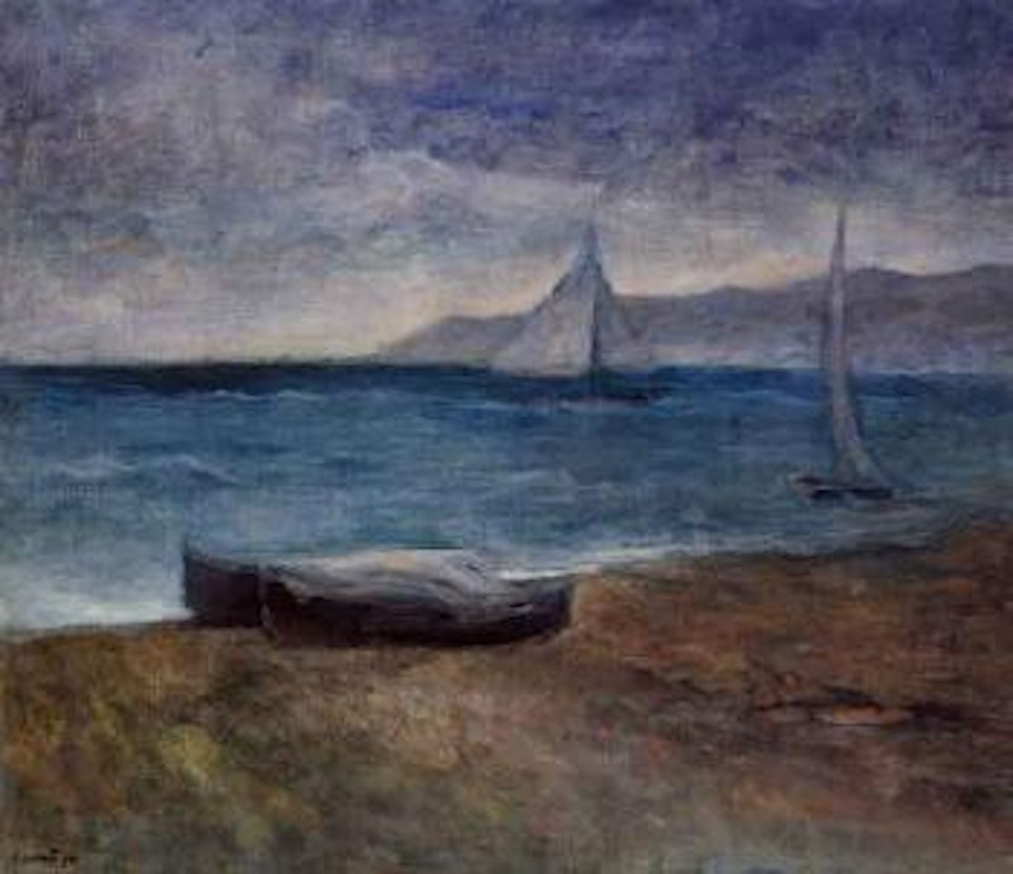 Seascape, Tramonto by Carlo Carra