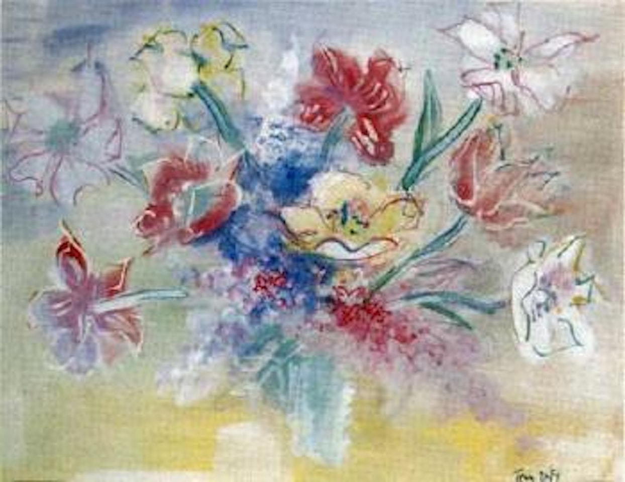 Bouquet de fleurs by Jean Dufy