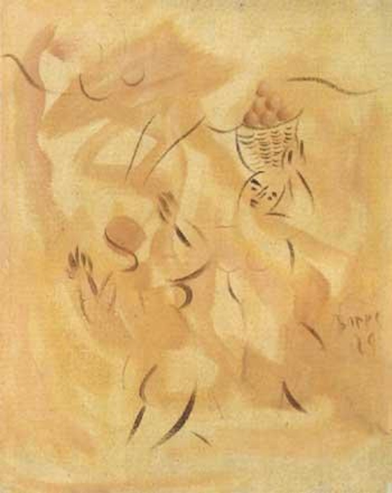 Paysanne et porteuse d'oranges by Francisco Bores