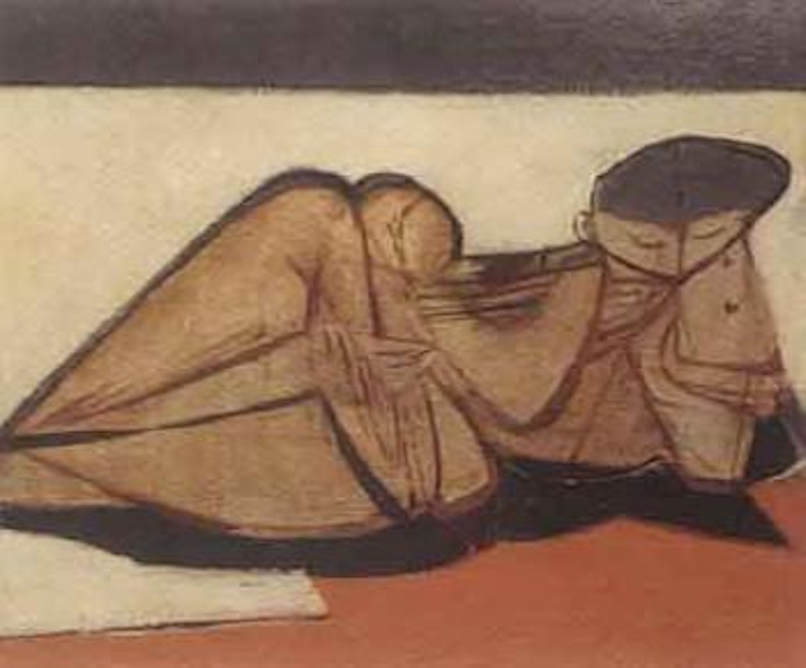 Reclining nude by Jankel Adler