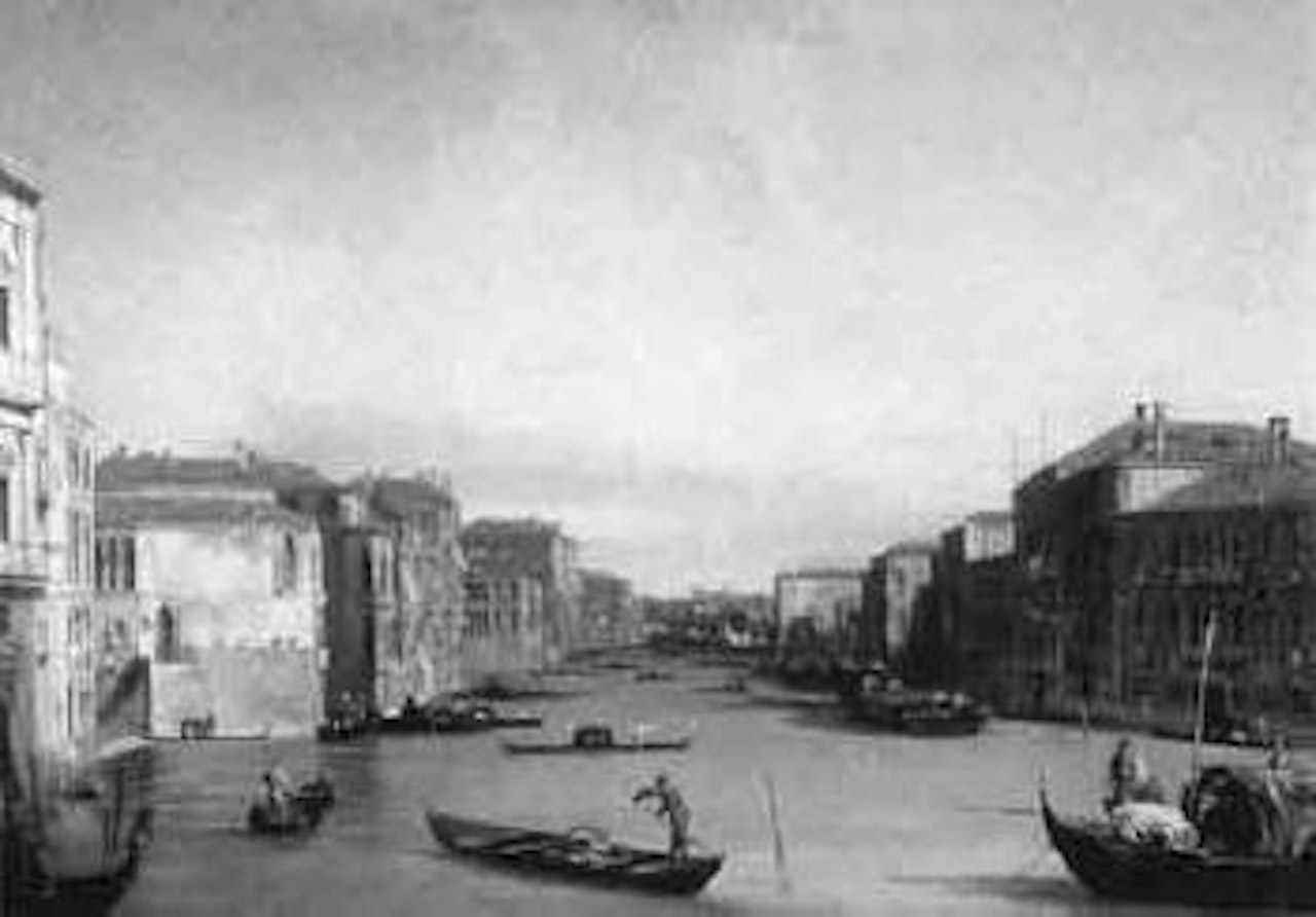 Canal view, Venice by Canaletto