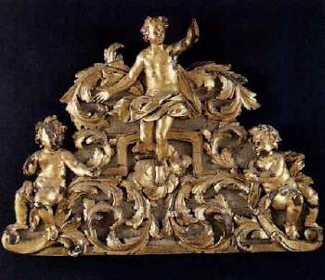 Sopraporta with putti by Italian School