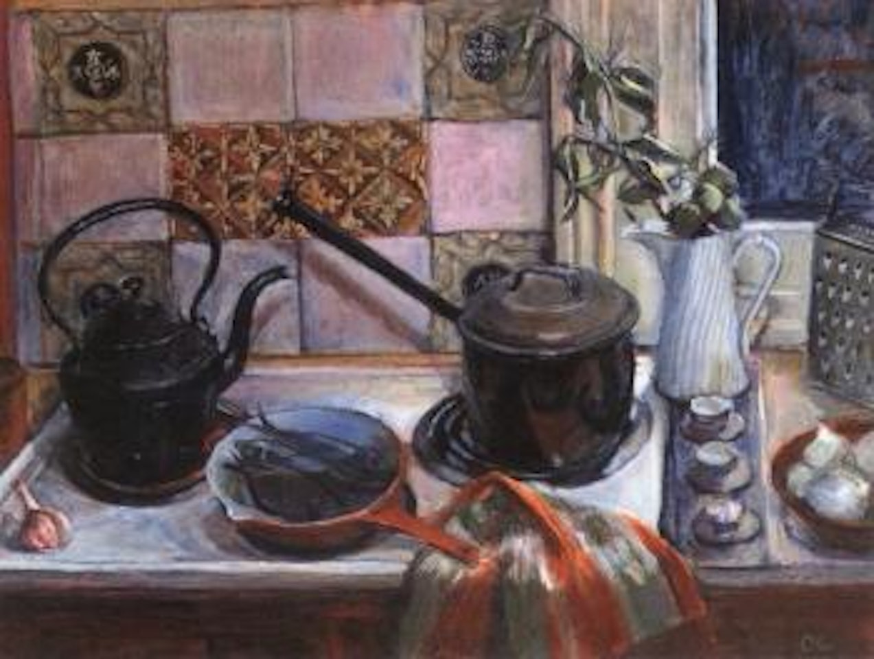 David Stracha's kitchen by Margaret Hannah Olley