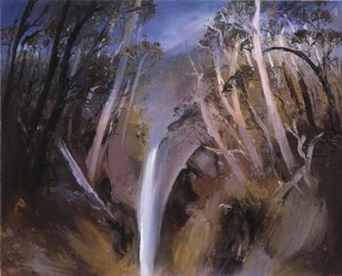 Waterfall barrengarry, New South Wales by Arthur Merric Bloomfield Boyd
