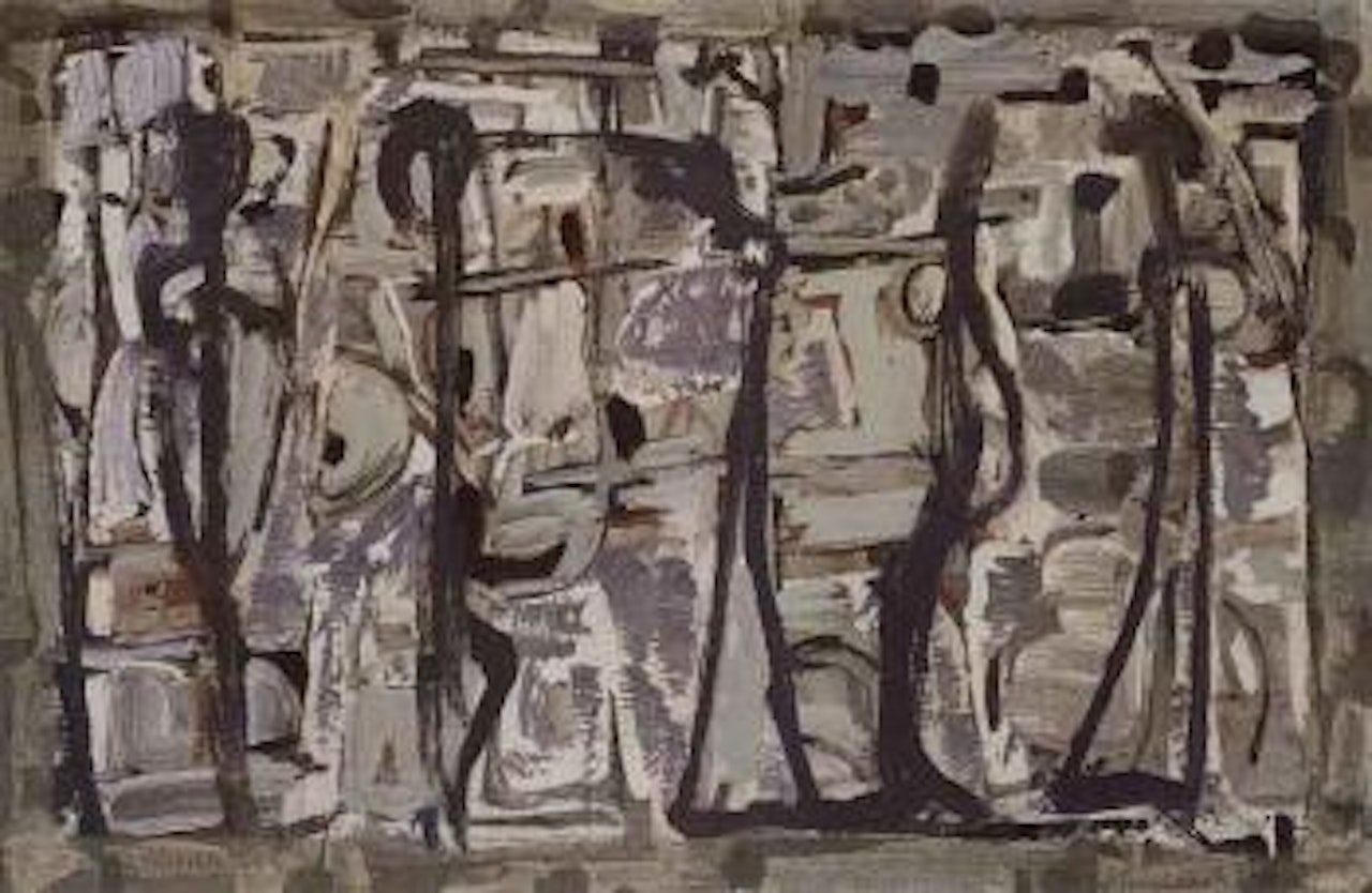 Abstract figures by Ian Fairweather