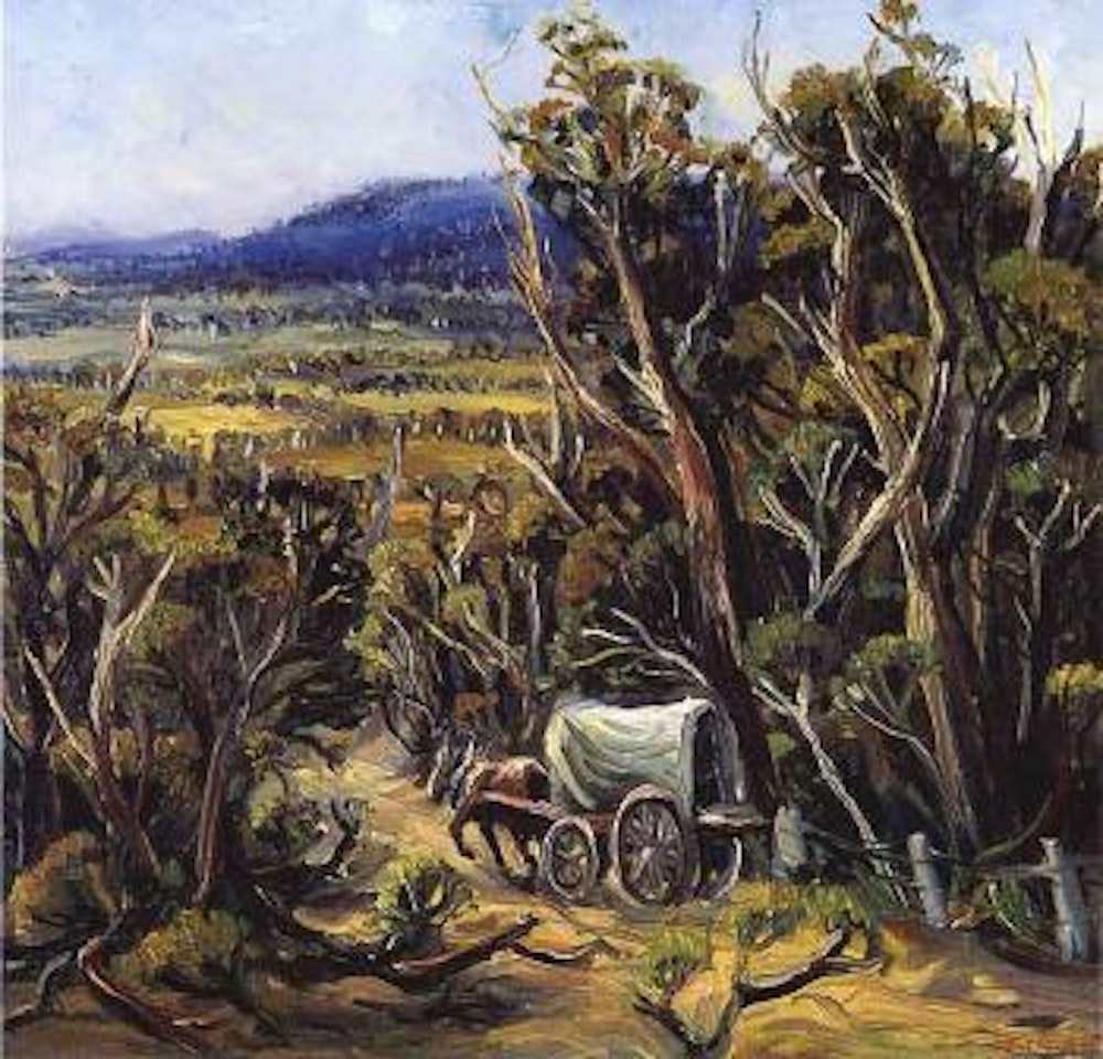 Harkaway landscape by Arthur Merric Bloomfield Boyd