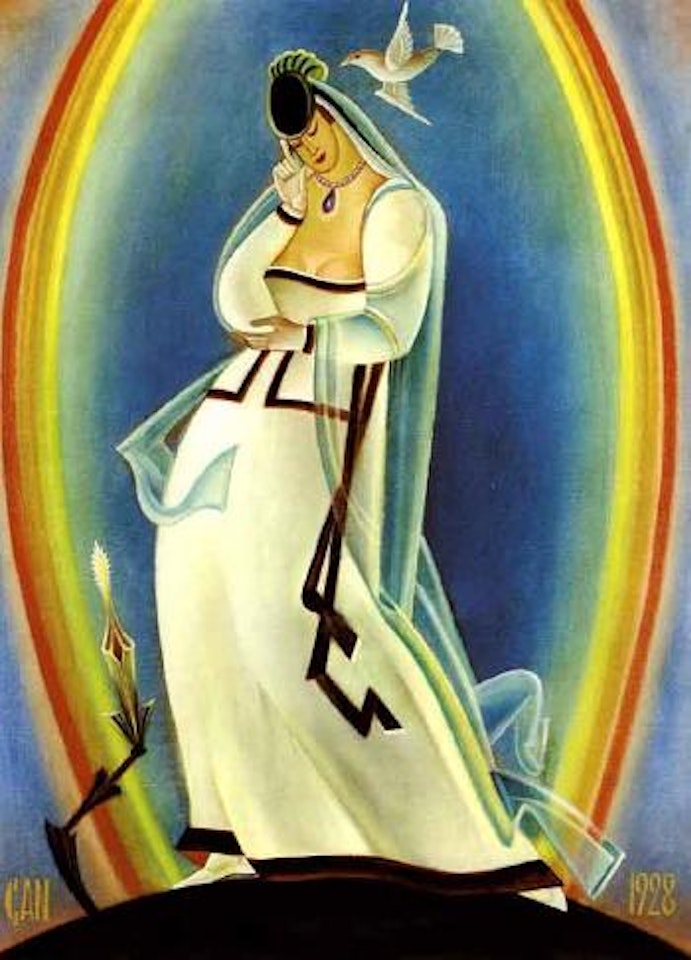 The Annunciation by Gosta Adrian-Nilsson