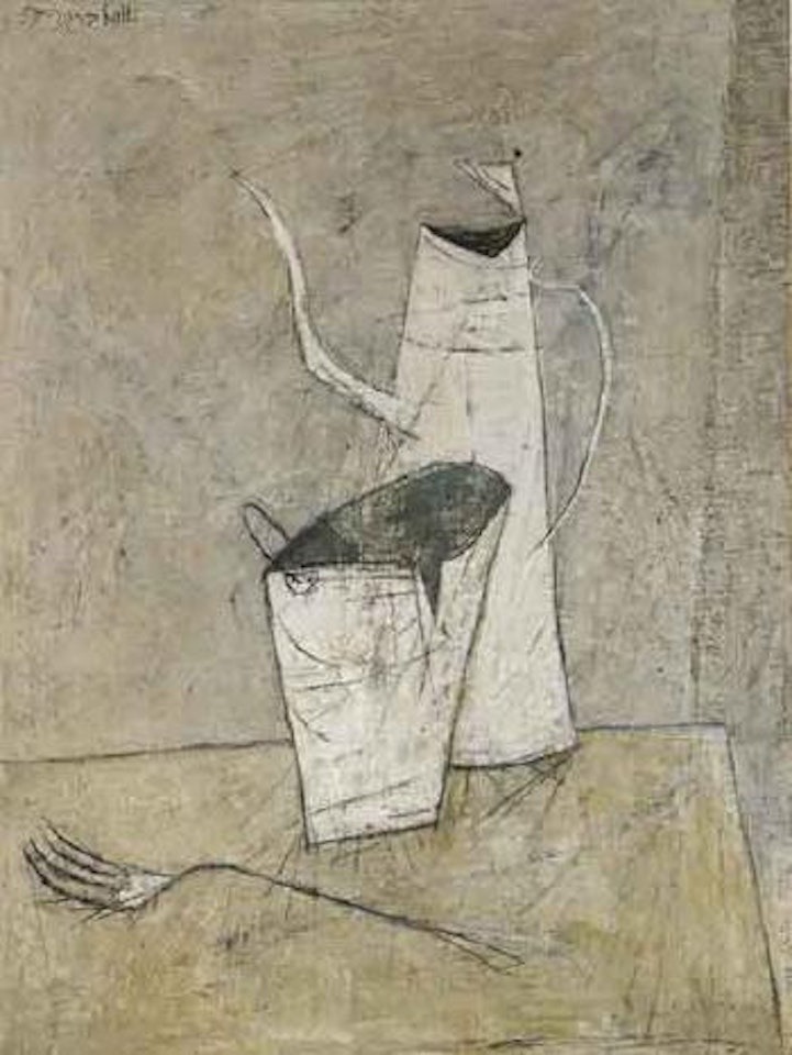 Still life by Yosl Bergner