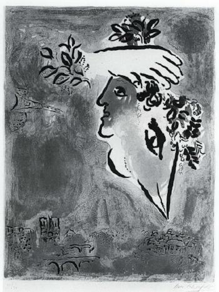 The blue sky by Marc Chagall