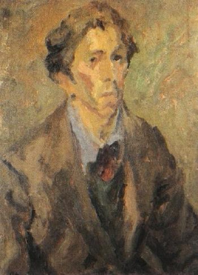 Portrait of man by Afro