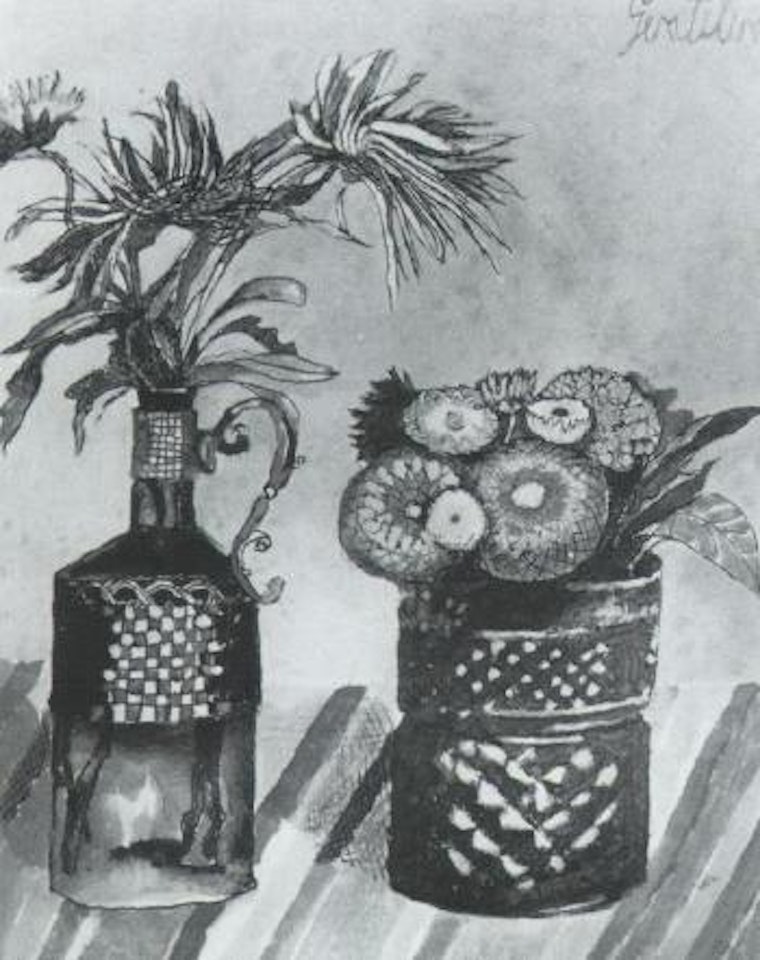 Flowers in vase by Franco Gentilini