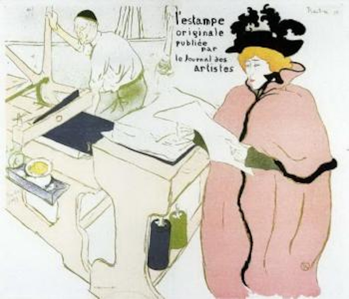 Couverture de L'Estampe Originale by Henri de Toulouse-Lautrec