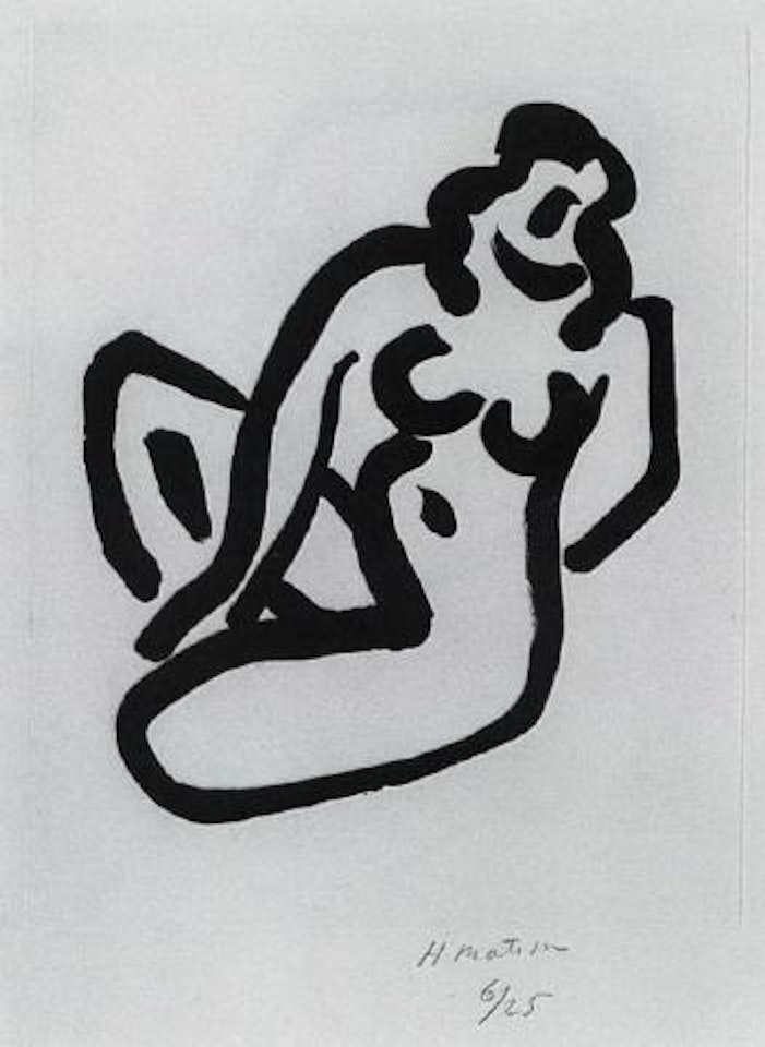 Nu accroupi by Henri Matisse