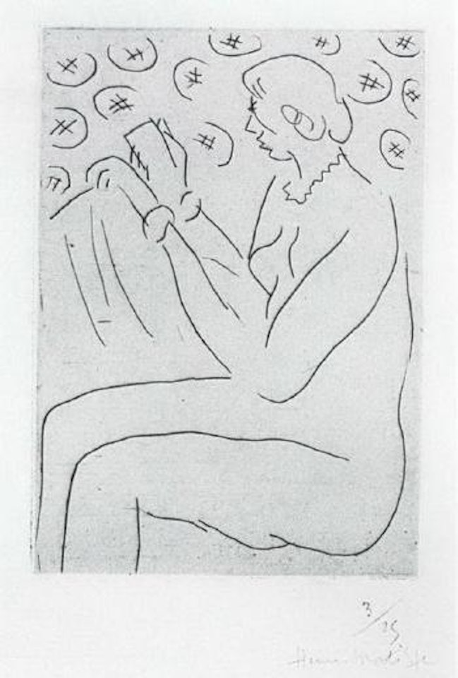 Figure lisant by Henri Matisse